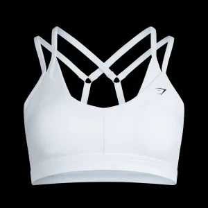Fashion Gymshark Double Up Sports Bra White