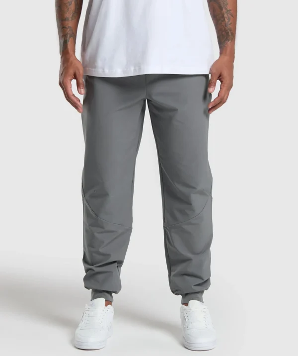 Outlet Gymshark Ease Woven Joggers PitchGrey