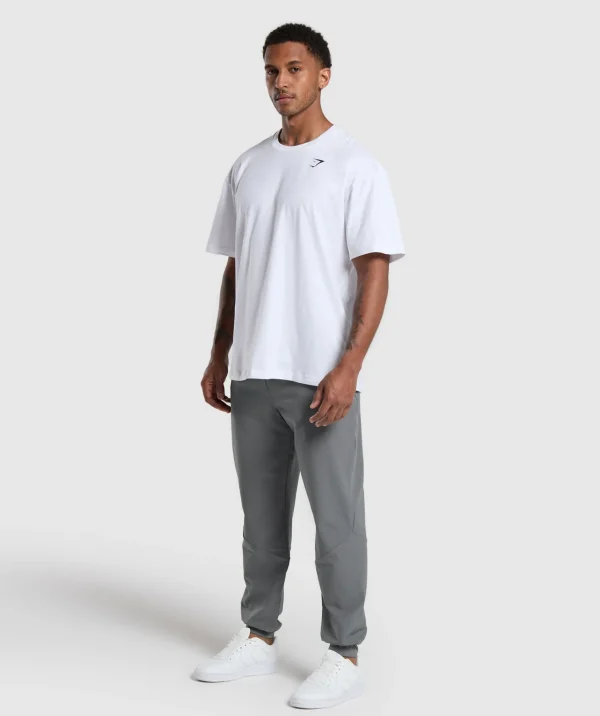 Outlet Gymshark Ease Woven Joggers PitchGrey