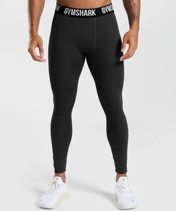 Online Gymshark Element Baselayer Leggings Black