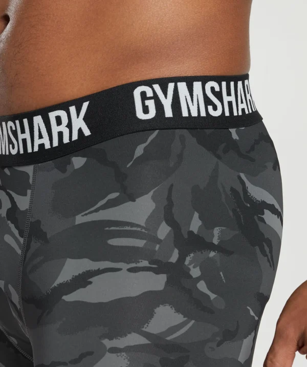 Fashion Gymshark Element Baselayer Leggings GraphiteGrey