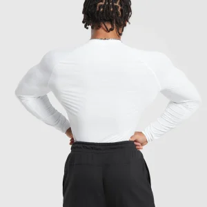 Online Gymshark Element Baselayer Long Sleeve T-Shirt White