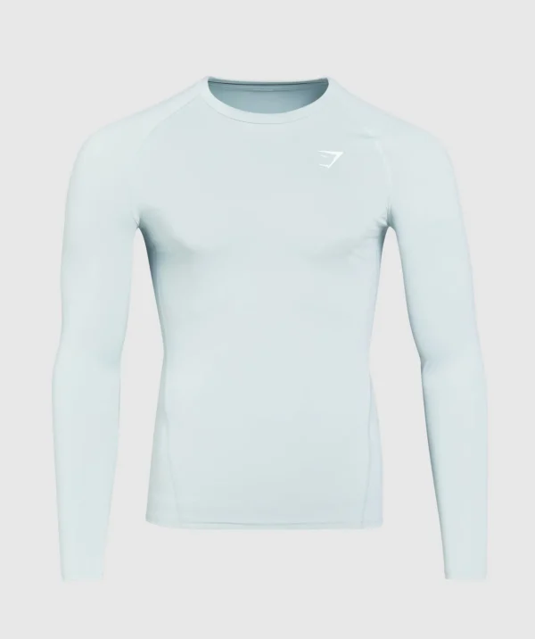 Online Gymshark Element Baselayer Long Sleeve T-Shirt CoolBlue