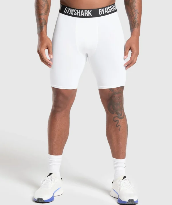 Best Gymshark Element Baselayer Shorts White