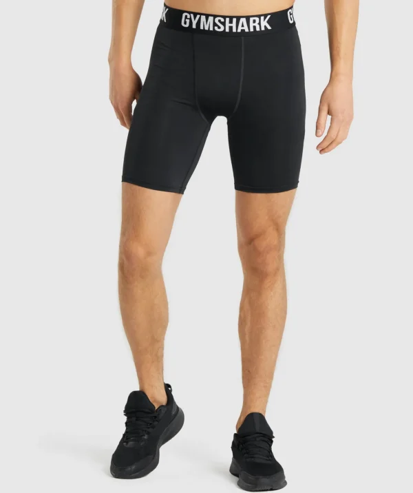 New Gymshark Element Baselayer Shorts Black