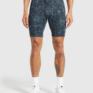 Sale Gymshark Element Baselayer Shorts TitaniumBlue