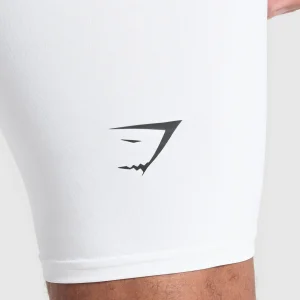 Best Gymshark Element Baselayer Shorts White