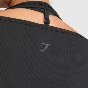 Online Gymshark Elevate Long Sleeve Top Black