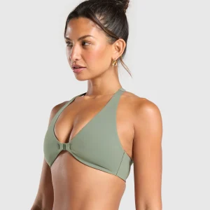 New Gymshark Elevate Sports Bra UnitGreen