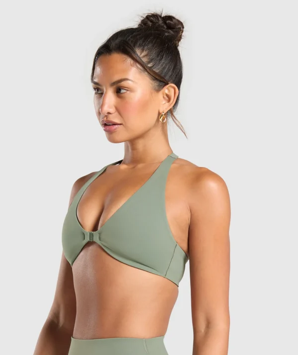 New Gymshark Elevate Sports Bra UnitGreen