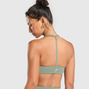 New Gymshark Elevate Sports Bra UnitGreen