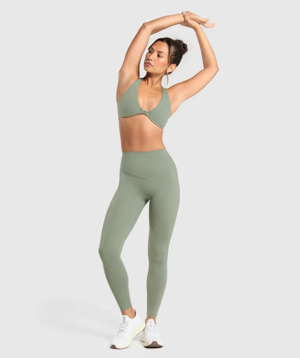 New Gymshark Elevate Sports Bra UnitGreen