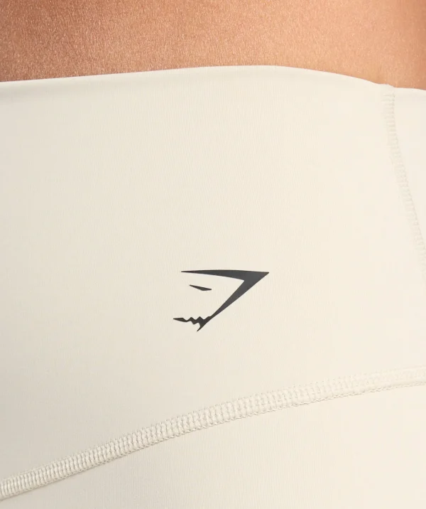 Discount Gymshark Elevate Tattoo Graphic Shorts CreamBeige