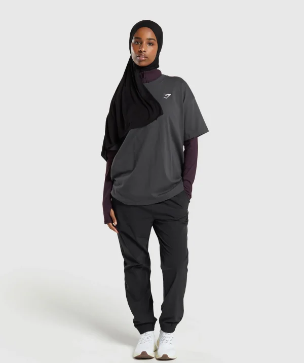 Discount Gymshark Elevate Tracktop PlumBrown