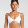 Outlet Gymshark Elevate Twist Front Bralette White