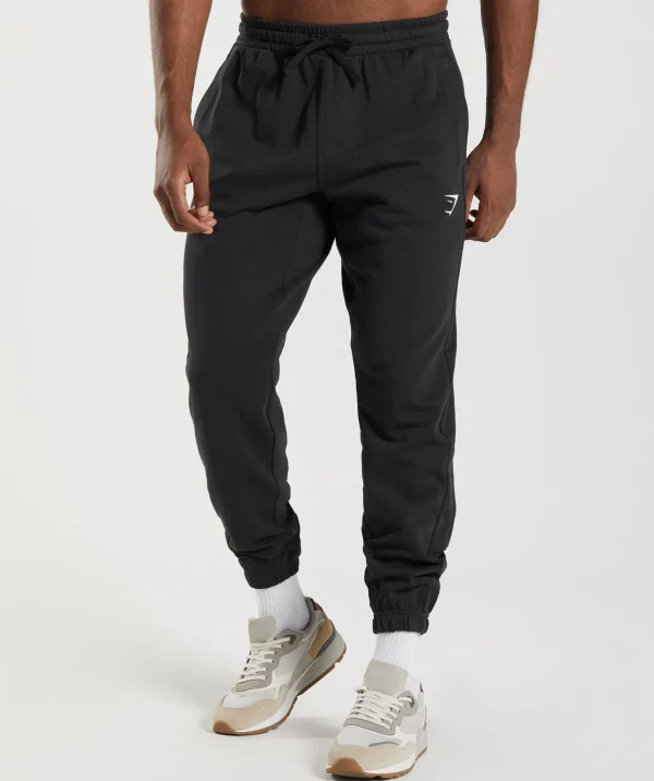 New Gymshark Essential Oversized Joggers Black