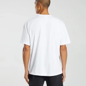 Sale Gymshark Essential Oversized T-Shirt White