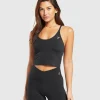 Best Gymshark Everyday Cami Tank With Shelf Black