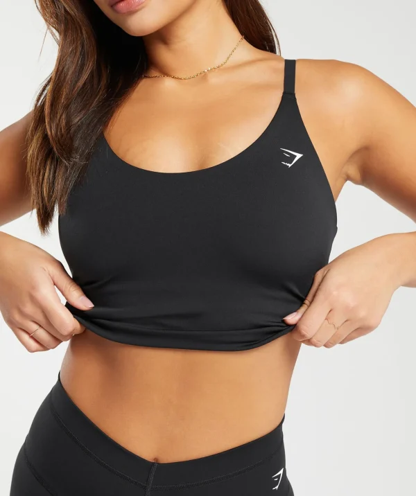 Best Gymshark Everyday Cami Tank With Shelf Black