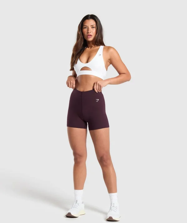 Discount Gymshark Everyday Cotton Shorts DepthPurple