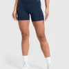 Fashion Gymshark Everyday Front V Waistband Shorts Navy