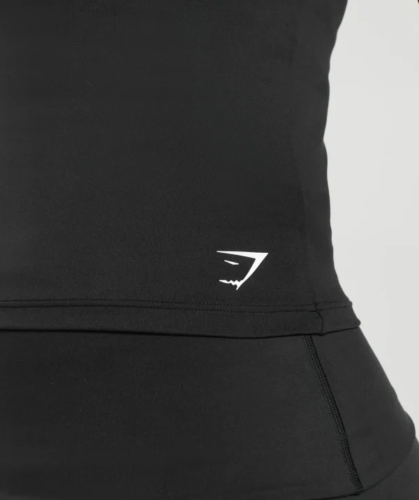 Outlet Gymshark Everyday Long Sleeve Midi Top Black