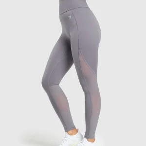 Sale Gymshark Everyday Mesh Legging FogPurple