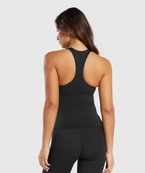 Online Gymshark Everyday Racer Back Tank With Shelf Black