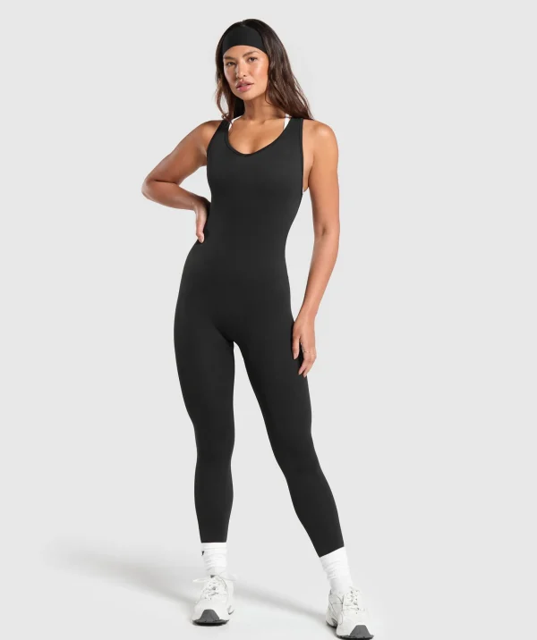 Clearance Gymshark Everyday Seamless All in One Black