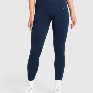 Hot Gymshark Everyday Seamless Leggings Blue