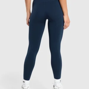 Hot Gymshark Everyday Seamless Leggings Blue