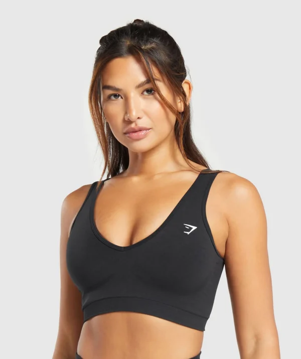 Best Gymshark Everyday Seamless Sports Bra Black