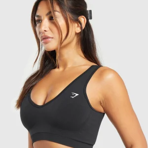 Best Gymshark Everyday Seamless Sports Bra Black