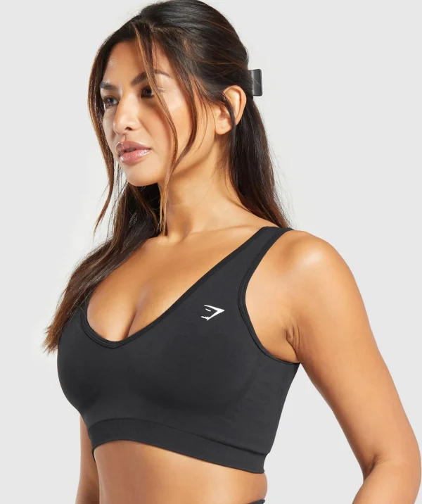 Best Gymshark Everyday Seamless Sports Bra Black