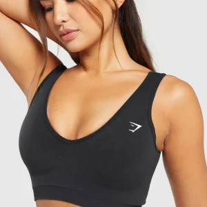 Best Gymshark Everyday Seamless Sports Bra Black