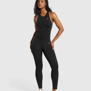 Best Gymshark Everyday Seamless Tight Fit Tank Black