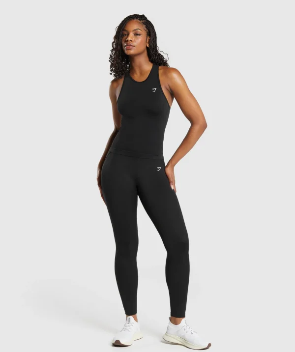 Best Gymshark Everyday Seamless Tight Fit Tank Black