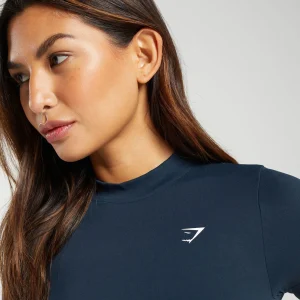 Discount Gymshark Everyday Seamless Tight Fit Tee Navy