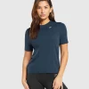 Online Gymshark Everyday Seamless T-Shirt Navy