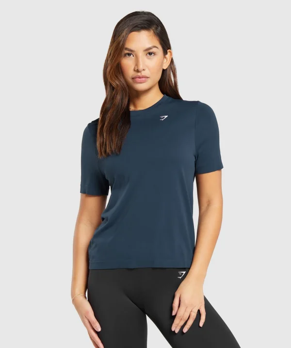 Online Gymshark Everyday Seamless T-Shirt Navy