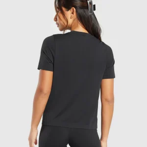 Fashion Gymshark Everyday Seamless T-Shirt Black