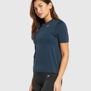 Online Gymshark Everyday Seamless T-Shirt Navy