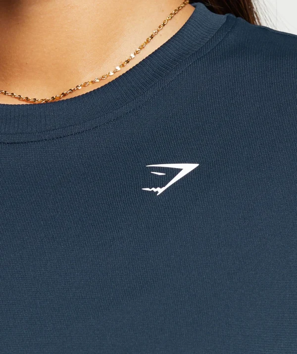 Online Gymshark Everyday Seamless T-Shirt Navy