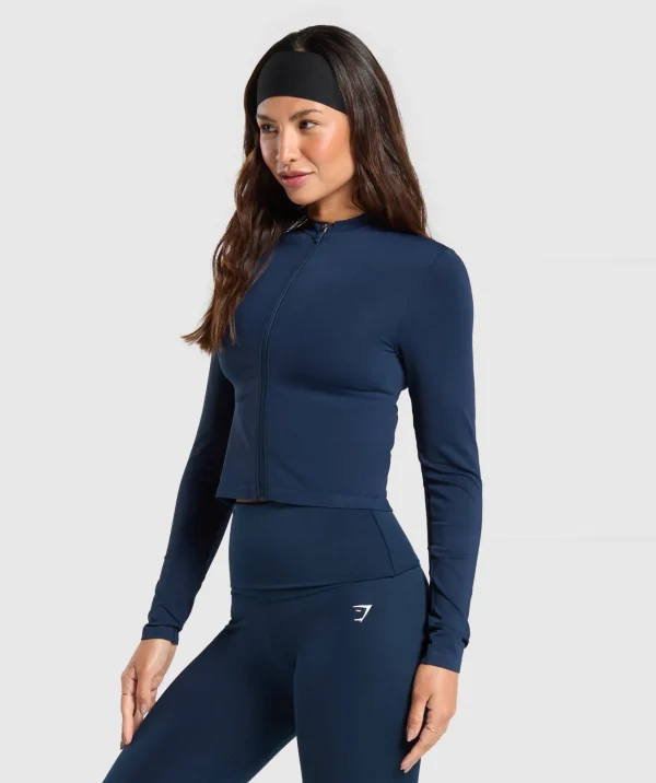 Best Gymshark Everyday Seamless Zip Tracktop Navy