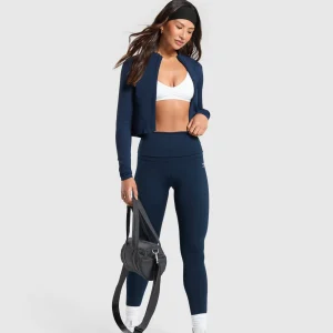 Best Gymshark Everyday Seamless Zip Tracktop Navy