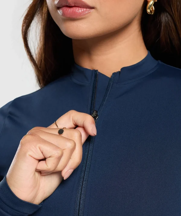 Best Gymshark Everyday Seamless Zip Tracktop Navy