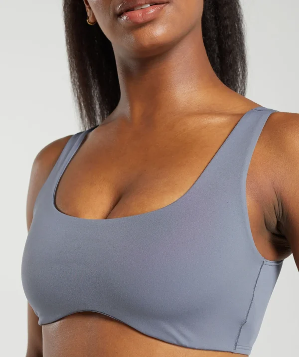 Hot Gymshark Everyday Sports Bra IronBlue