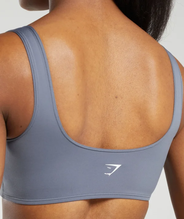 Hot Gymshark Everyday Sports Bra IronBlue