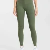 Clearance Gymshark Everyday V Waistband Leggings CoreOlive