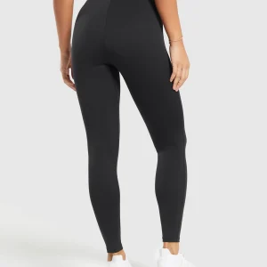 Online Gymshark Everyday Waistband Leggings Black